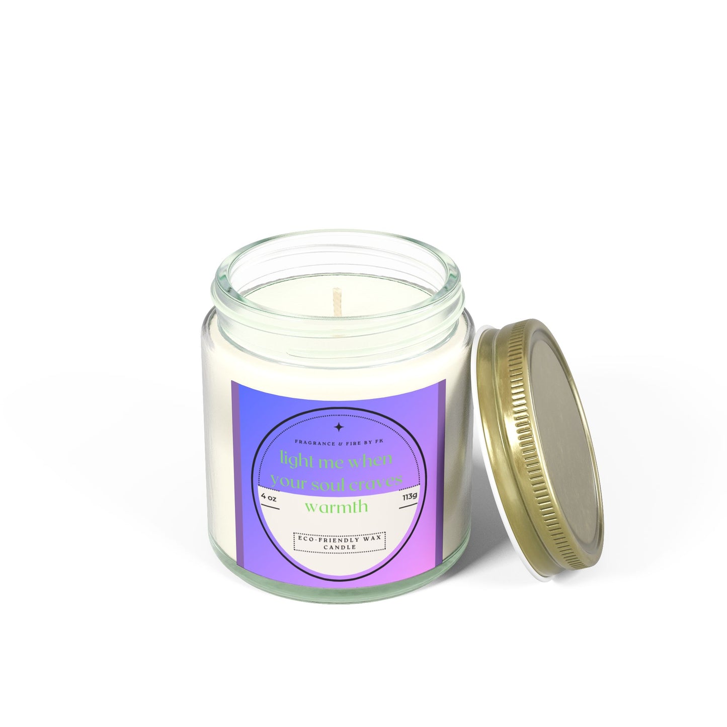 Coconut Apricot Scented Candles | Warmth in a Jar, Aromatherapy Gift, Relaxation Decor, Eco-Friendly Candle, Home Fragrance