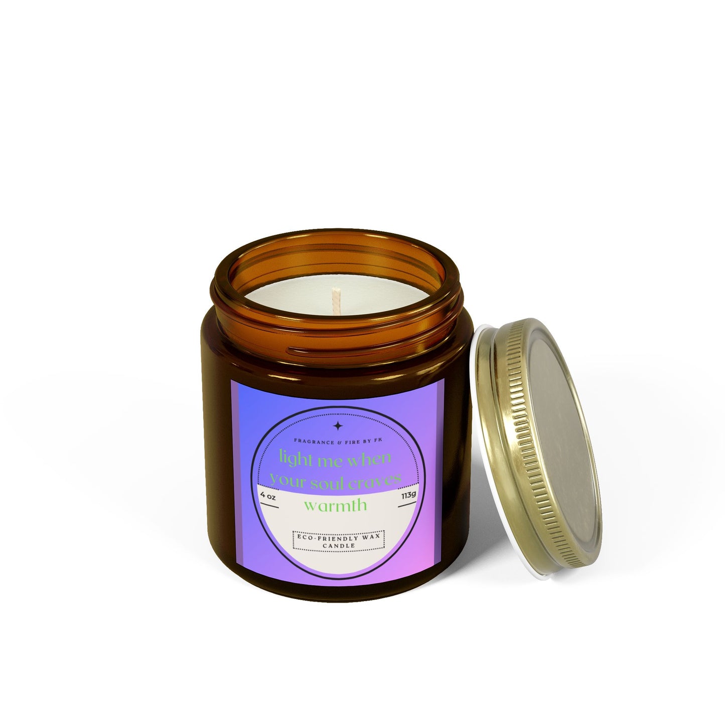Coconut Apricot Scented Candles | Warmth in a Jar, Aromatherapy Gift, Relaxation Decor, Eco-Friendly Candle, Home Fragrance