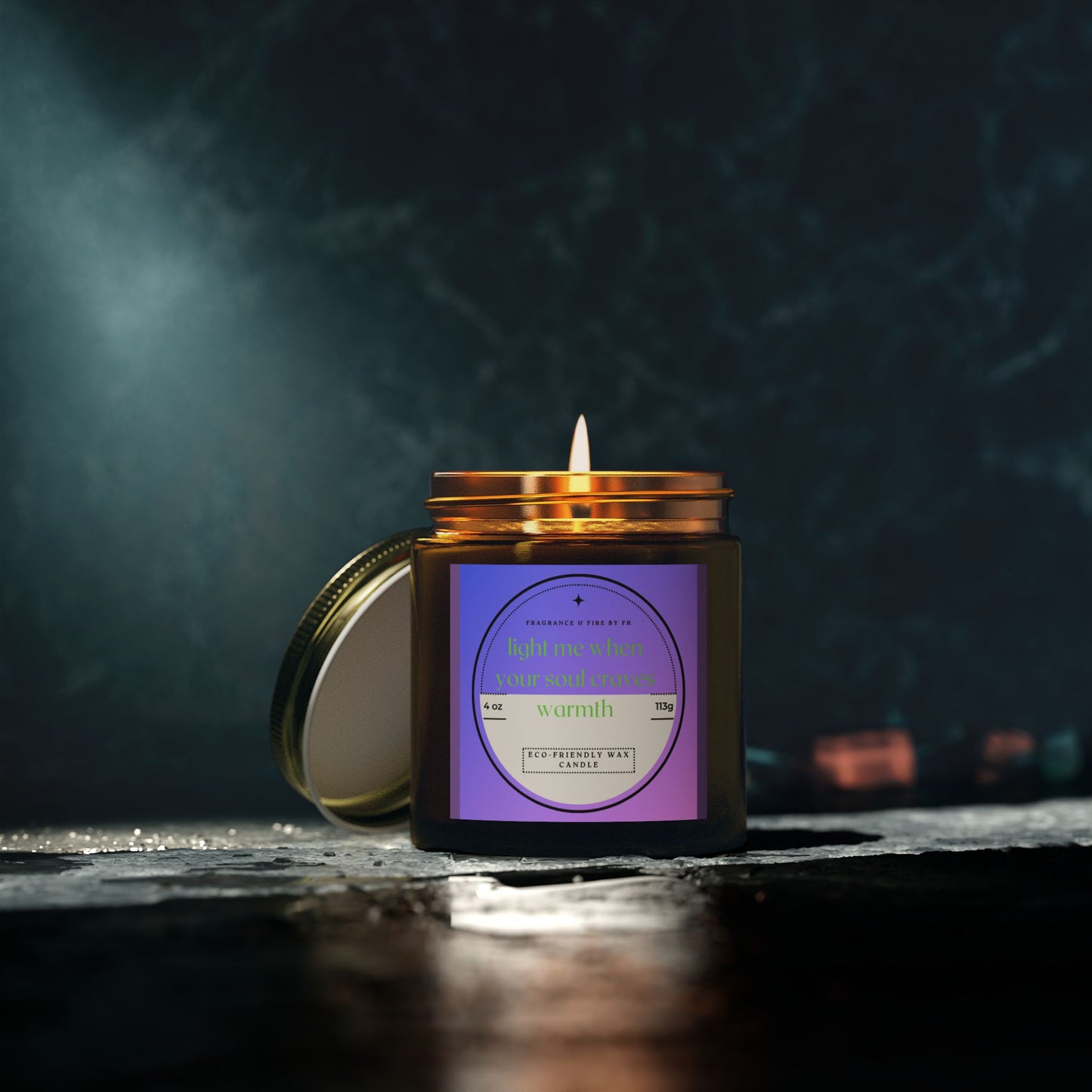 Coconut Apricot Scented Candles | Warmth in a Jar, Aromatherapy Gift, Relaxation Decor, Eco-Friendly Candle, Home Fragrance