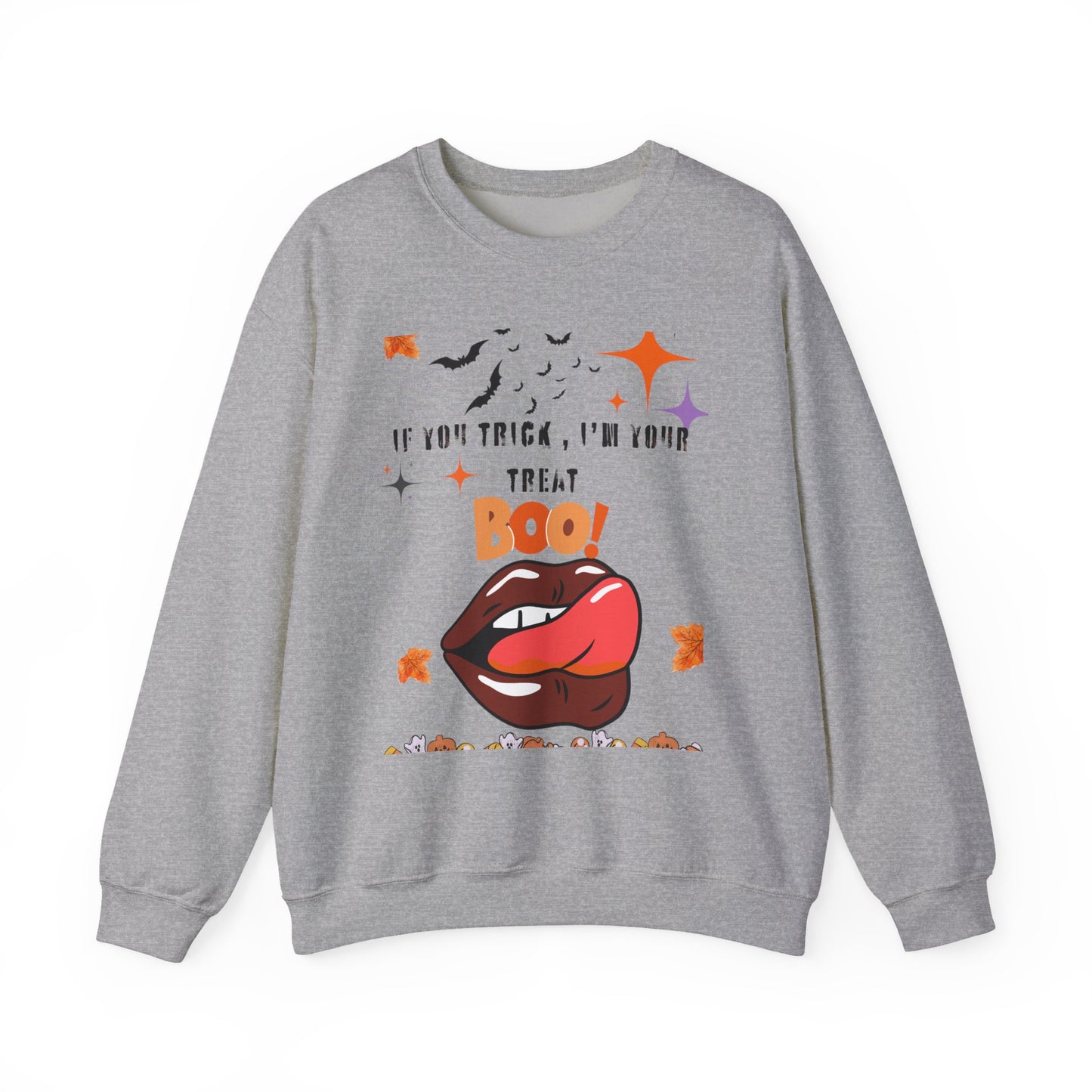 Halloween Graphic Sweatshirt, Funny Halloween Crewneck, Unisex Fall Apparel, Spooky Season Sweatshirt, Costume Party Top