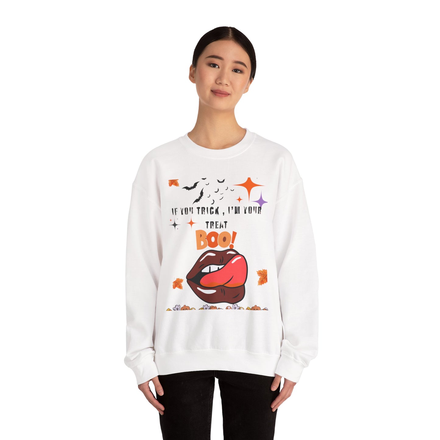 Halloween Graphic Sweatshirt, Funny Halloween Crewneck, Unisex Fall Apparel, Spooky Season Sweatshirt, Costume Party Top