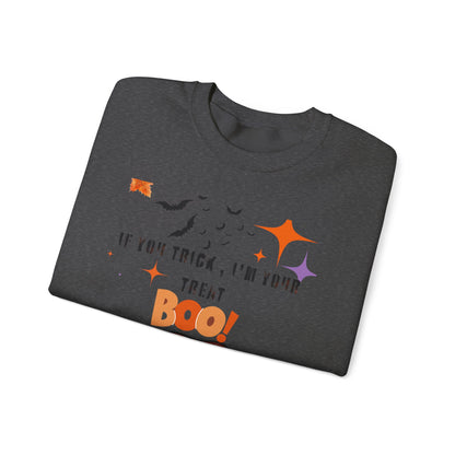 Halloween Graphic Sweatshirt, Funny Halloween Crewneck, Unisex Fall Apparel, Spooky Season Sweatshirt, Costume Party Top