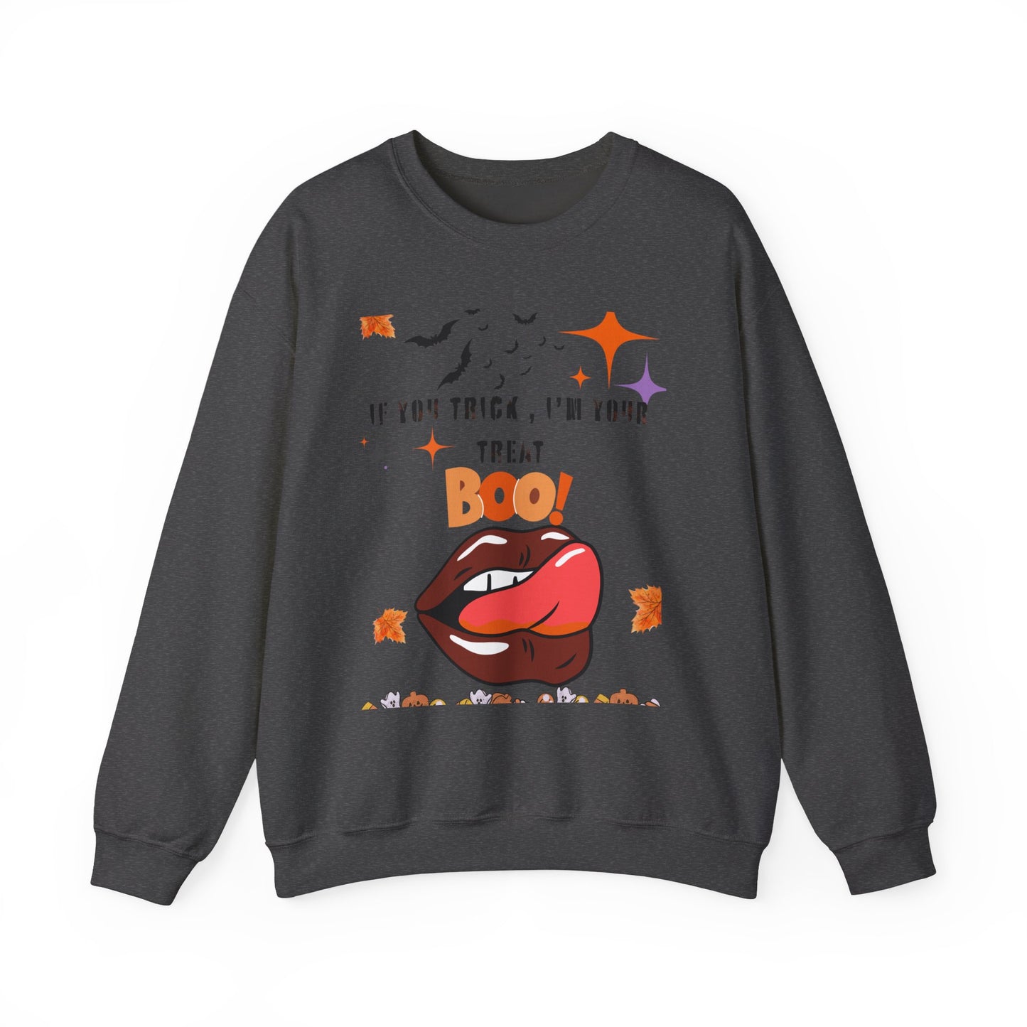 Halloween Graphic Sweatshirt, Funny Halloween Crewneck, Unisex Fall Apparel, Spooky Season Sweatshirt, Costume Party Top