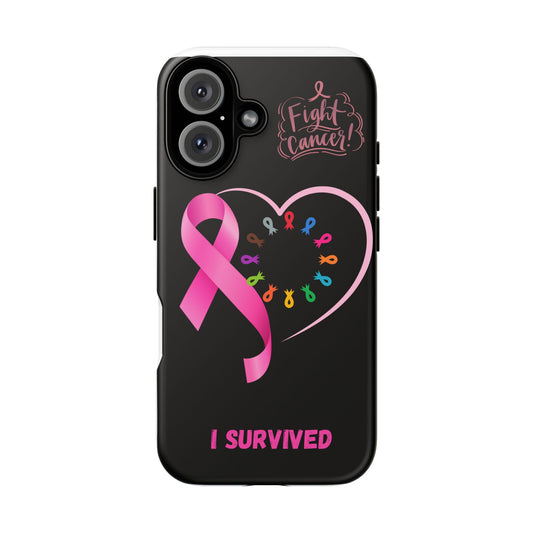 Survivor Phone Case - Fight Cancer, Inspirational Gift, Breast Cancer Awareness, Supportive Gift, Tough Cases