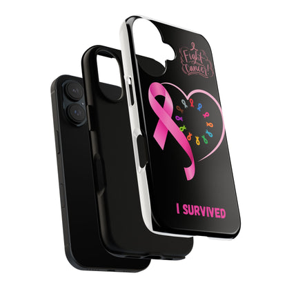 Survivor Phone Case - Fight Cancer, Inspirational Gift, Breast Cancer Awareness, Supportive Gift, Tough Cases